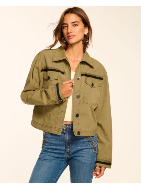 RAMY BROOK Nikola Canvas Button Down Jacket