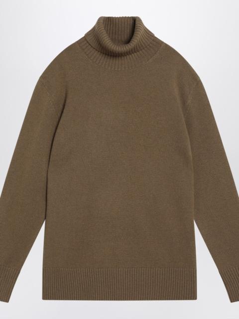 TOTEME Brown cashmere turtleneck sweater