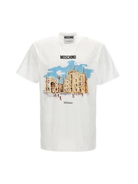 Moschino 'Archive scarves' T-shirt