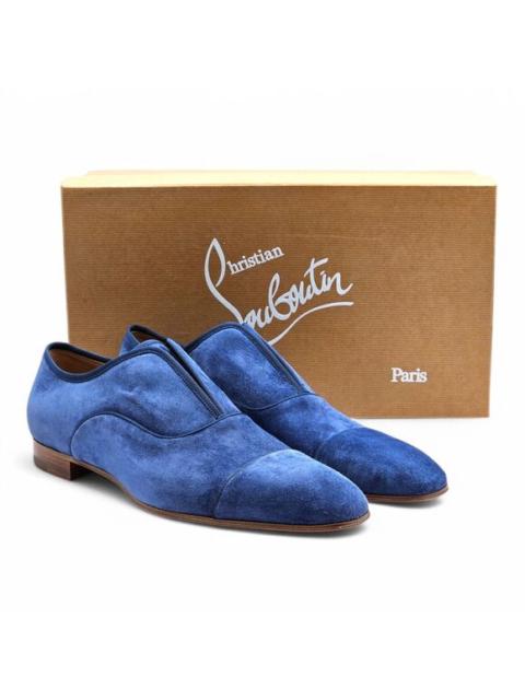 Christian Louboutin Christian Louboutin Alpha Male Oxford Suede Shoes - Blue EU 45.5 / US 12.5 $995