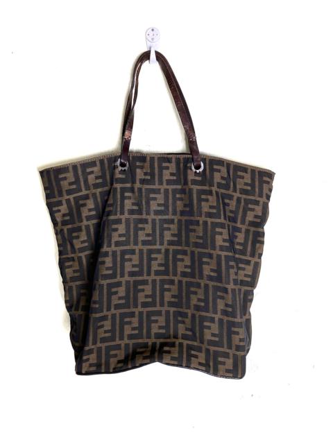 FENDI Vintage FENDI Zucca Monogram Tote Canvas Bag