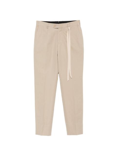 Brioni Brioni Men Pienza Cotton And Linen Trousers