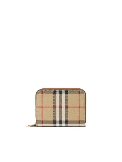 Burberry Vintage Check leather wallet