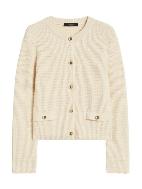 Max Mara Button Front Pocket Cardigan