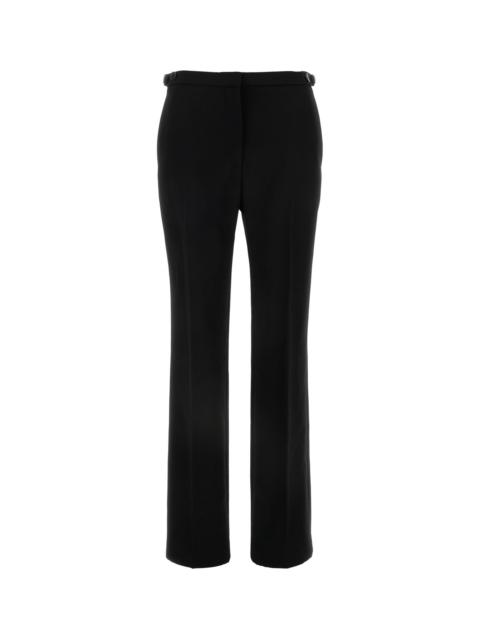 The Row Black wool Jesse pant