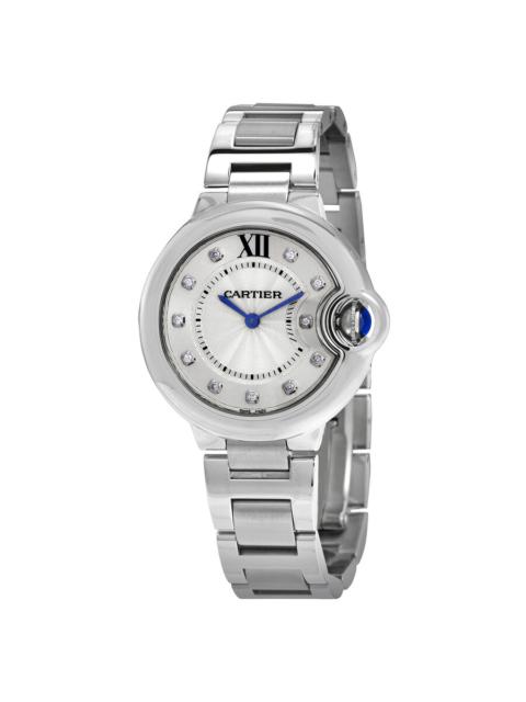 Cartier Cartier Ballon Bleu Quartz Diamond Silver Dial Ladies Watch W4BB0020