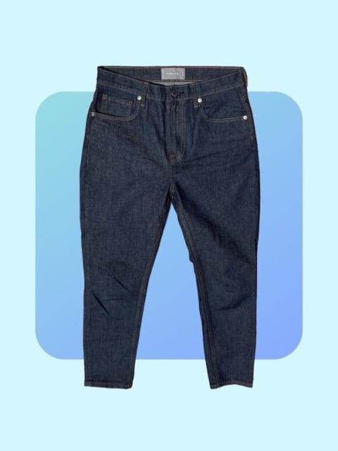 Everlane Women's High Rise Ankle Crop Dark Wash Jeans RN# 139393-Size 30 NWOT