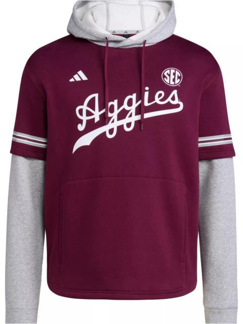 adidas adidas Men's Texas A&M Aggies Maroon Hooded Jersey