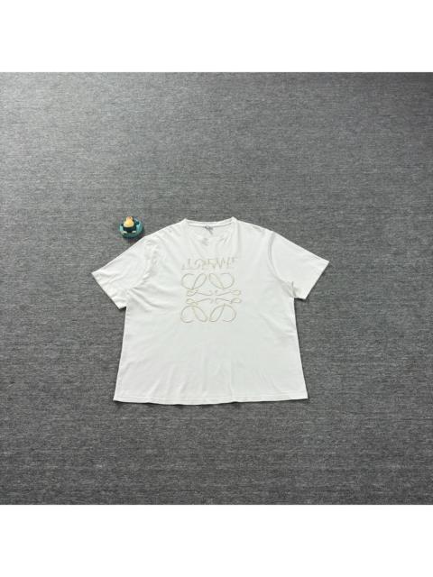 Loewe Loewe 24 White Letter Print Short-Sleeve T-Shirts