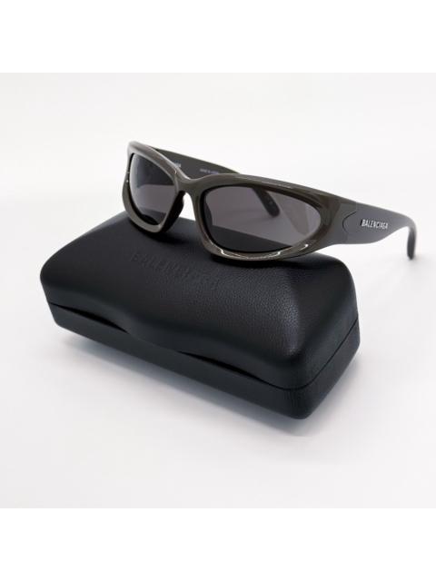 BALENCIAGA NEW BALENCIAGA BB0157S 008 SUNGLASSES BROWN UNISEX EYEWEAR