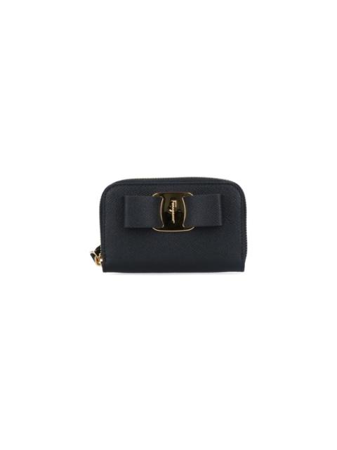 FERRAGAMO 'FIOCCO VARA' BUSINESS CARD HOLDER