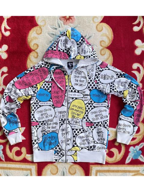 Other Designers Vintage - STUSSY HOODIE FULL PRINT