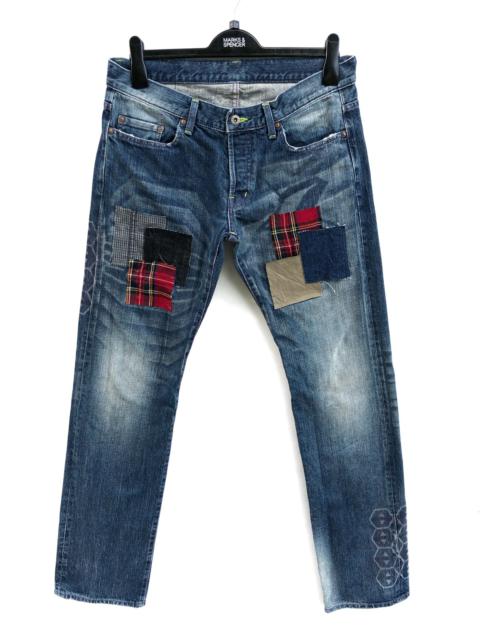 Hysteric Glamour Made in Japan Nerv Patchwork Jeans Hysteric Glamour Style