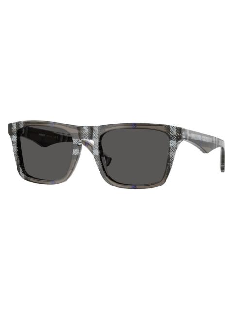 Burberry Burberry Dark Grey Square Men's Sunglasses BE4434 414787 57