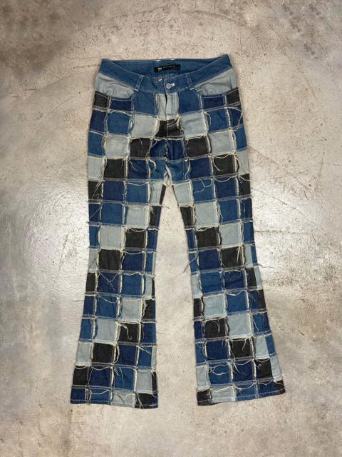 Other Designers Japanese Brand - Steals🔥Clutch japan patchwork boro bell bottom jeans