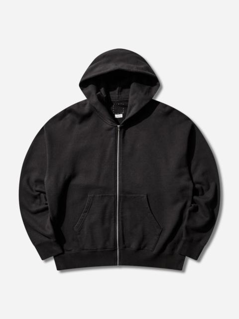 visvim Men's Ultimate Jumbo SB Zip Hoodie F.Z. Black
