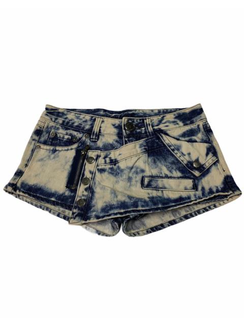 Japanese Brand - Double Focus Acid Wash Short Jeans