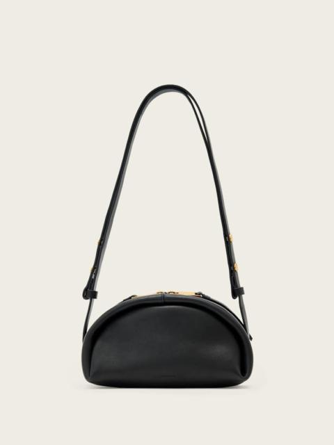 ALLSAINTS ROSALIE ARC LEATHER CROSSBODY BAG