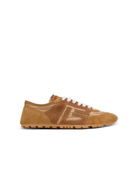 Balmain Racer 45 trainers in suede and nylon