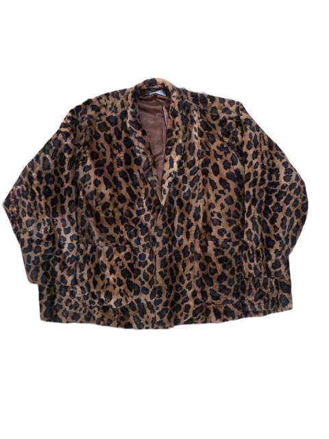 Other Designers Norma Kamali Leopard Button less jacket