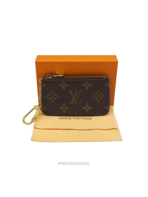 Louis Vuitton Louis Vuitton Key Pouch Cles -  Monogram