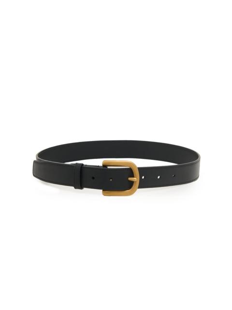 GABRIELA HEARST Sam Belt in Black Leather