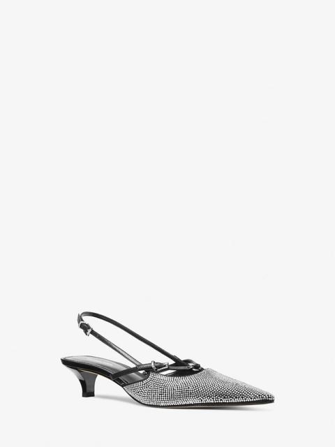 MICHAEL KORS Selina Embellished Slingback Pump