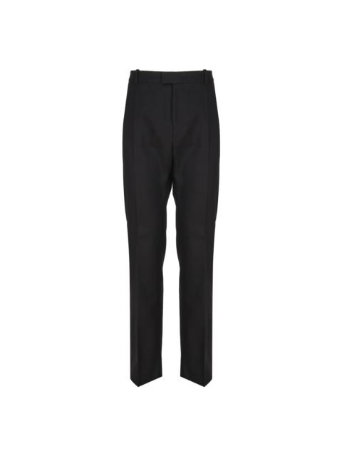 Structured Cotton Trousers