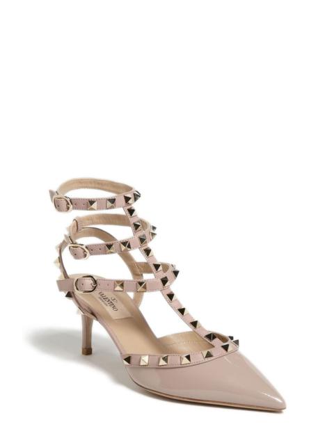 Valentino Rockstud Strappy Pointed Toe Pump