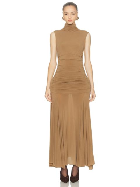 MAGDA BUTRYM High Neck Long Dress