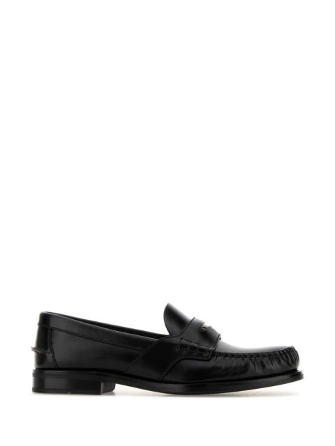 Prada Prada Women Black Leather Loafers