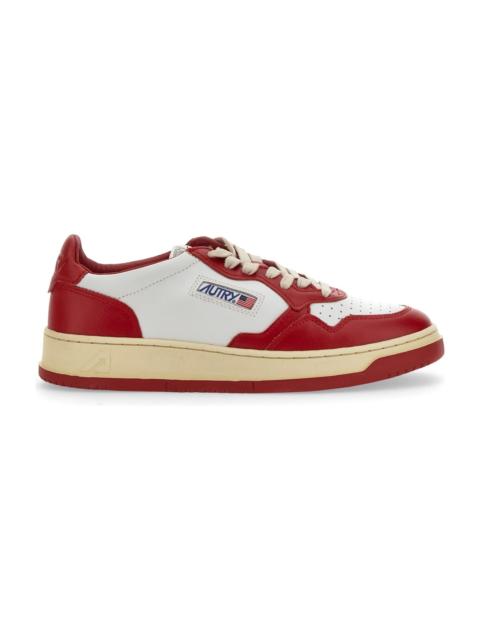 AUTRY 01 Sneakers In Red Leather