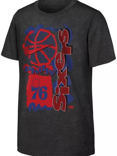 Nike Nike Youth Philadelphia 76ers Black OGC Max 90 Short Sleeve T-Shirt