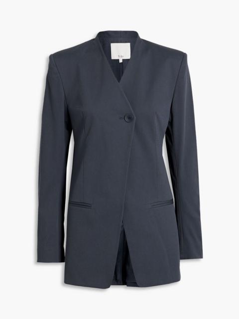 Tibi Double-breasted cotton-blend twill blazer