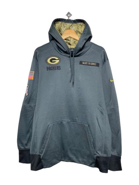 Nike Vintage Nike Packers NFL Patch Work Hoodies