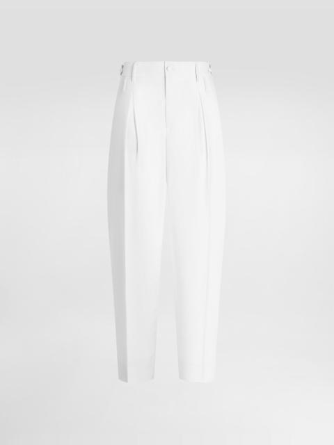 Dolce & Gabbana Wool faille trousers