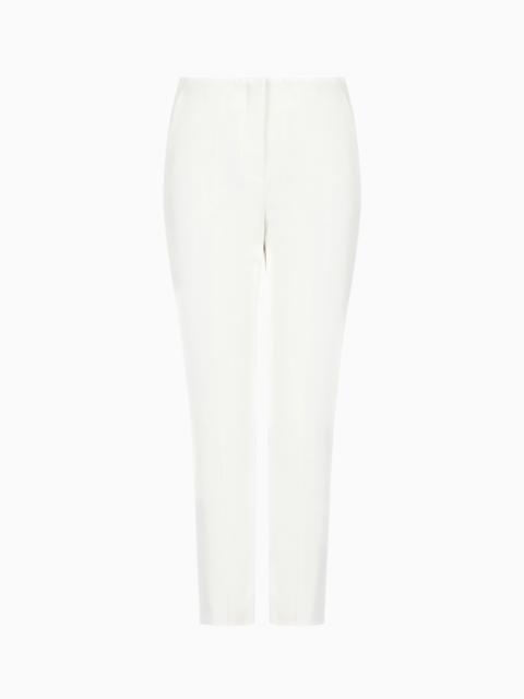 EMPORIO ARMANI Stretch gabardine 7/8 trousers