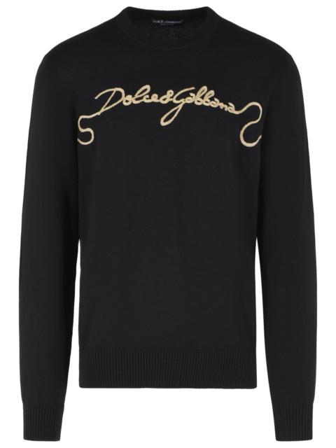 Dolce & Gabbana Dolce & Gabbana Black Virgin Wool Sweater Men