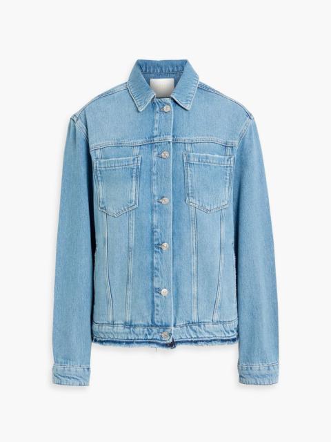 Other Designers Tegan frayed denim jacket