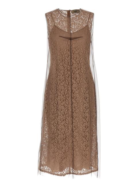 FENDI Fendi Women Floral Lace Dress