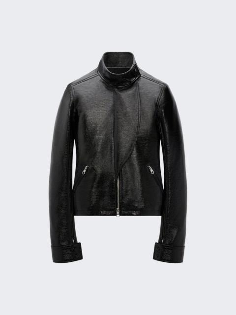 courrèges Motorcycle Vinyl Jacket Black