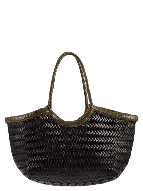 DRAGON DIFFUSION Dragon Diffusion Women Nantucket - Two-Tone Woven Buffalo Calfskin Bag