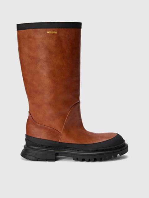Missoni Leather half-calf boots