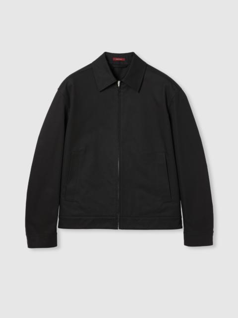 GUCCI Cotton twill jacket with Web detail