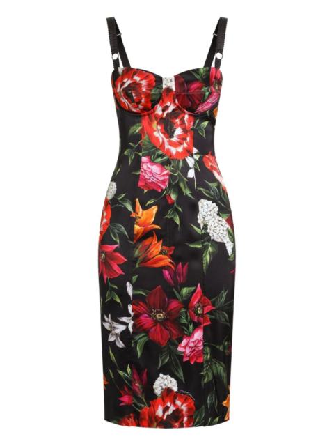 Dolce & Gabbana Dolce & Gabbana Women Satin Printed Dress