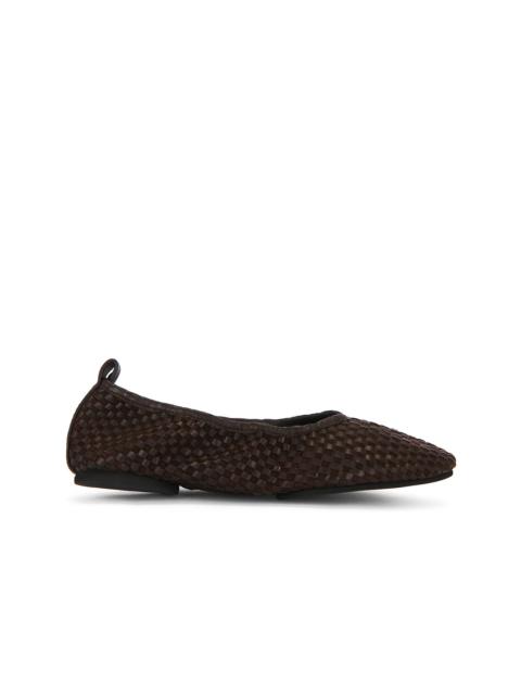 ST. AGNI Lattice Weave Ballet Flat
