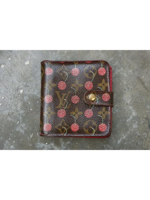 Other Designers Louis Vuitton × Takashi Murakami - LV - MJ - TM - S/S 05 - Cerise Monogram Compact Zip Wallet