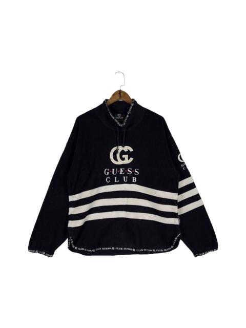Other Designers Vintage Guess Club Fleece Pullover Sweater