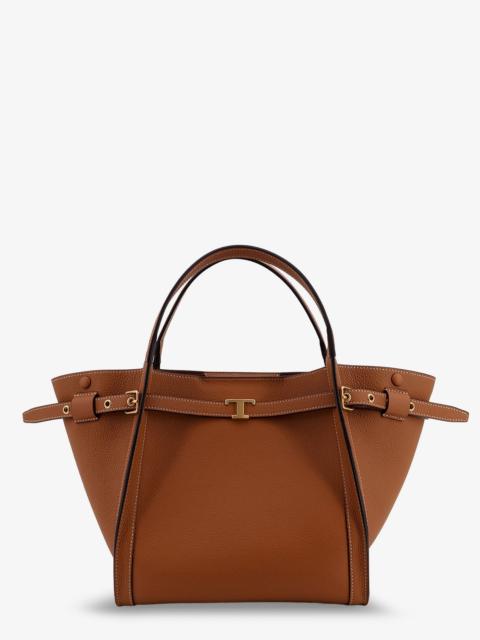 Other Designers Tod'S Hammered Leather Shopping Bag