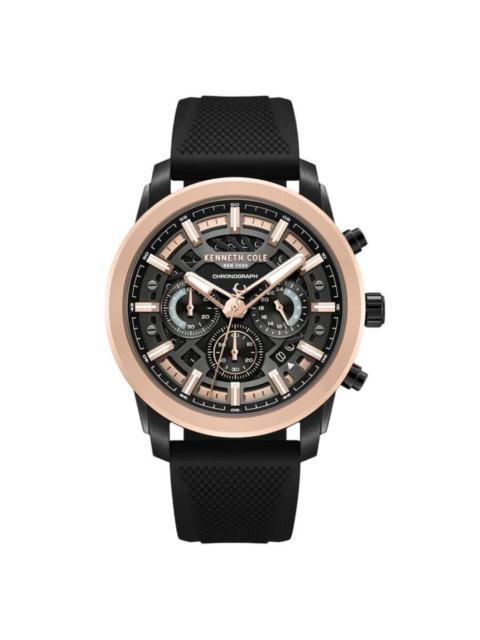 Other Designers Kenneth Cole New York Chronograph Quartz Black Dial Men's Watch KCWGO0067702